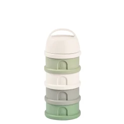 Boite Doseuse 4 Compartiments Cotton / Sage Green
