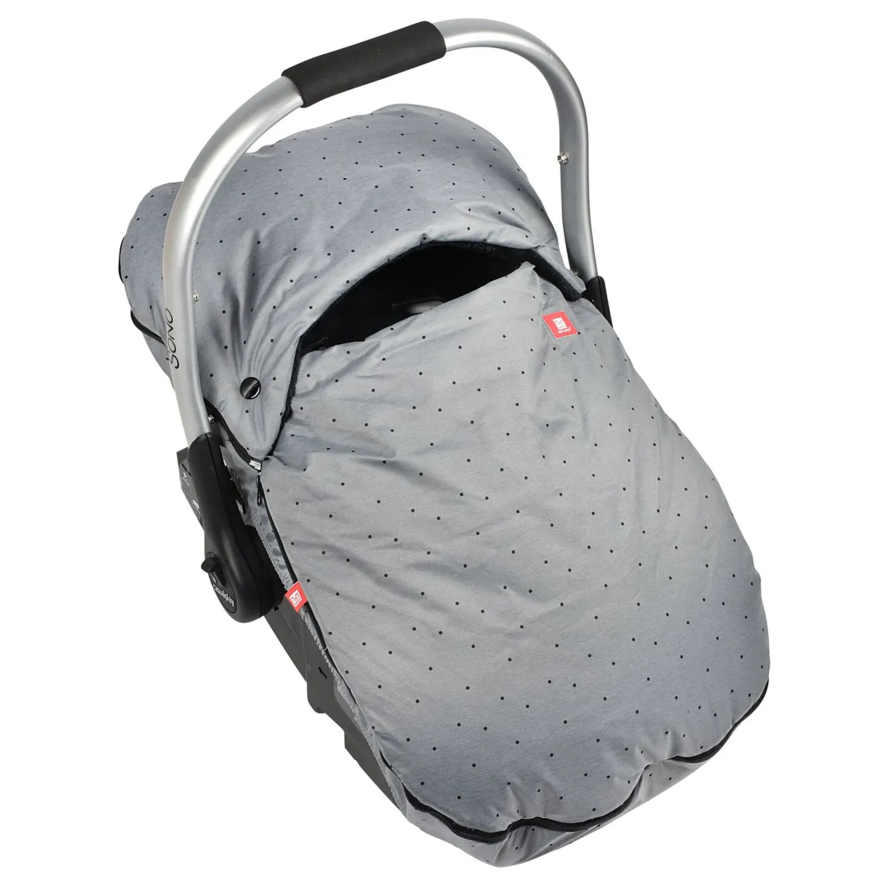Chanceliere Siege Auto Heather Grey Dots